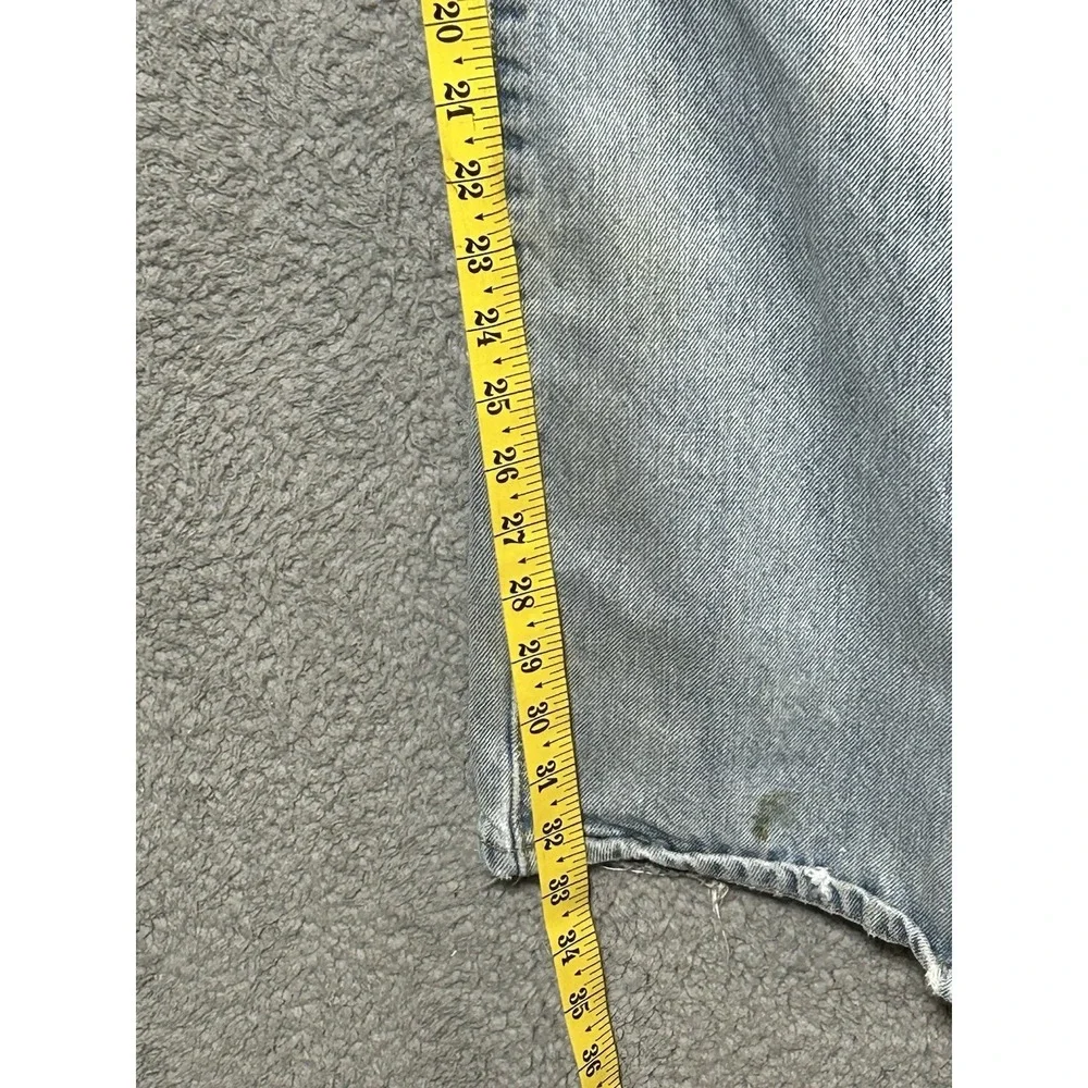 Vintage Y2K 2005‎ Levis 501xx Thrashed Distressed Button Jeans 36x34 Punk Grunge